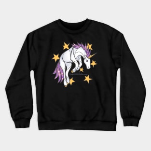 Ether Unicorn - Unicorns of the Elements Illustration series Crewneck Sweatshirt